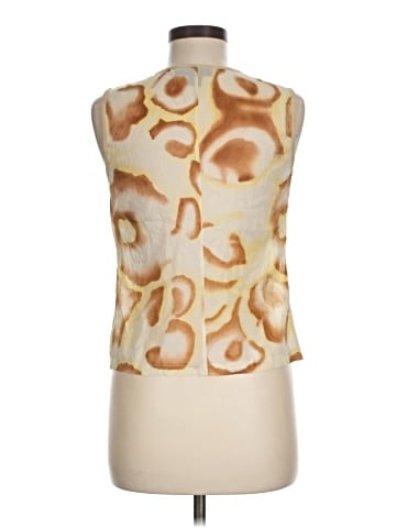 DKNY Sleeveless Silk Top (view 2)
