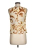DKNY Yellow Ivory Sleeveless Silk Top Size 6 (petite) - photo 2