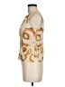 DKNY Yellow Ivory Sleeveless Silk Top Size 6 (petite) - photo 5