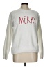 Rae Dunn Silver Pullover Sweater Size L - photo 1