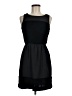 Maison Jules Solid Black Cocktail Dress Size 8 - photo 1