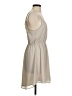 Lost April Solid Tan Casual Dress Size S - photo 4