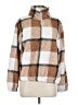Love Ellie 100% Polyester Plaid Ivory Fleece Size M - photo 1