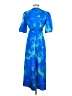 Unbranded 100% Polyester Blue Casual Dress Size S - photo 2