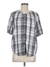 Universal Thread Gray Short Sleeve Blouse Size M - photo 1