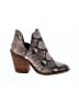 Steve Madden Animal Print Gray Tan Ankle Boots Size 9 - photo 1