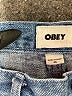 Obey 100% Cotton Hearts Blue Jeans Size 25 waist - photo 4