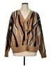 Reiss Animal Print Brown Cardigan Size XL - photo 1