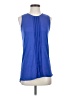 T Tahari Blue Sleeveless Blouse Size S - photo 1