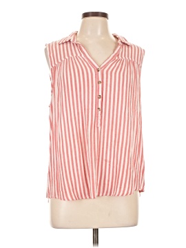 Time And Tru Sleeveless Button Down Shirt