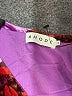 Rhode Floral Purple Cocktail Dress Size M - photo 7