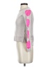 Lisa Todd 100% Cashmere Hearts Gray Pink Cashmere Pullover Sweater Size XS - photo 5