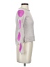 Lisa Todd 100% Cashmere Hearts Gray Pink Cashmere Pullover Sweater Size XS - photo 4
