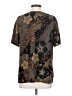 Unbranded Brown Short Sleeve Blouse Size S (estimated) - photo 2