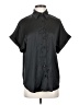Chigant Black Short Sleeve Blouse Size S - photo 1
