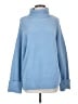 Merokeety 100% Polyester Blue Turtleneck Sweater Size S - photo 1