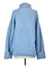 Merokeety 100% Polyester Blue Turtleneck Sweater Size S - photo 2