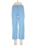 MNG Solid Blue Casual Pants Size 10 - photo 1