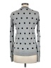 J.Crew Factory Store 100% Cotton Polka Dots Gray Pullover Sweater Size M - photo 2