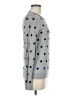 J.Crew Factory Store 100% Cotton Polka Dots Gray Pullover Sweater Size M - photo 4