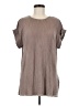 Zara Gray Short Sleeve Blouse Size M - photo 1