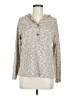 Unbranded 100% Polyester Tweed Tan Pullover Sweater Size M - photo 1