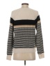 Sanctuary Stripes Tan Turtleneck Sweater Size S - photo 2