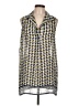 Max Edition 100% Polyester Yellow Sleeveless Blouse Size L - photo 1