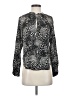 Joie 100% Viscose Animal Print Black Long Sleeve Blouse Size XS - photo 1