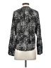 Joie 100% Viscose Animal Print Black Long Sleeve Blouse Size XS - photo 2
