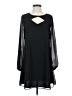 BCBGeneration 100% Polyester Solid Black Cocktail Dress Size S - photo 1
