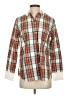 J.Crew 100% Cotton Plaid Ivory Long Sleeve Button-Down Shirt Size 4 - photo 1