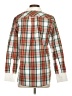 J.Crew 100% Cotton Plaid Ivory Long Sleeve Button-Down Shirt Size 4 - photo 2