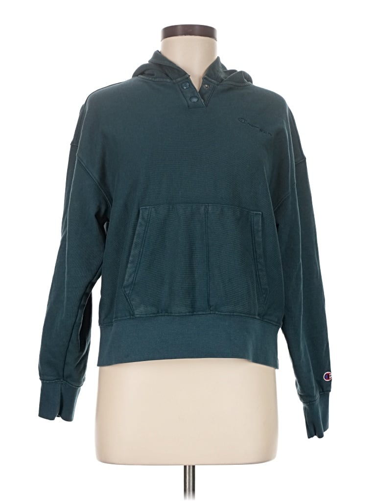Pre-owned Champion Sweatshirt In Teal