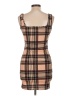 Shein Plaid Brown Casual Dress Size L - photo 2
