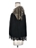 BKE 100% Polyester Black Short Sleeve Blouse Size S - photo 5