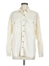 Universal Thread 100% Cotton Ivory Long Sleeve Button-Down Shirt Size M - photo 1