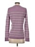Talbots Stripes Purple Pullover Sweater Size S - photo 2