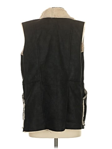 Trafaluc by Zara Faux Fur Vest (view 2)