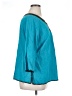 Chadwicks 100% Cotton Teal 3/4 Sleeve Top Size 1X - photo 4