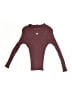 Lili Gaufrette Solid Burgundy Pullover Sweater Size 5 - photo 1