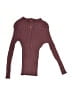 Lili Gaufrette Solid Burgundy Pullover Sweater Size 5 - photo 2