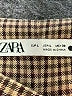 Zara Houndstooth Brown Casual Pants Size L - photo 4