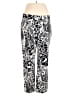 Talbots Print Ivory Casual Pants Size 8 - photo 1
