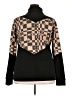 Assorted Brands Checkered-gingham Black Turtleneck Sweater Size 2X - photo 2