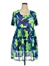 Sessa Tropical Blue Casual Dress Size XL - photo 1