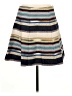 Chloe Oliver 100% Cotton Stripes Blue Casual Skirt Size 6 - photo 1
