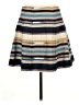Chloe Oliver 100% Cotton Stripes Blue Casual Skirt Size 6 - photo 2