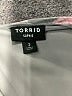Torrid Silver Sleeveless Blouse Size 2X Plus (2) - photo 7