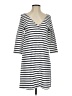 Amour Vert Stripes White Casual Dress Size S - photo 1